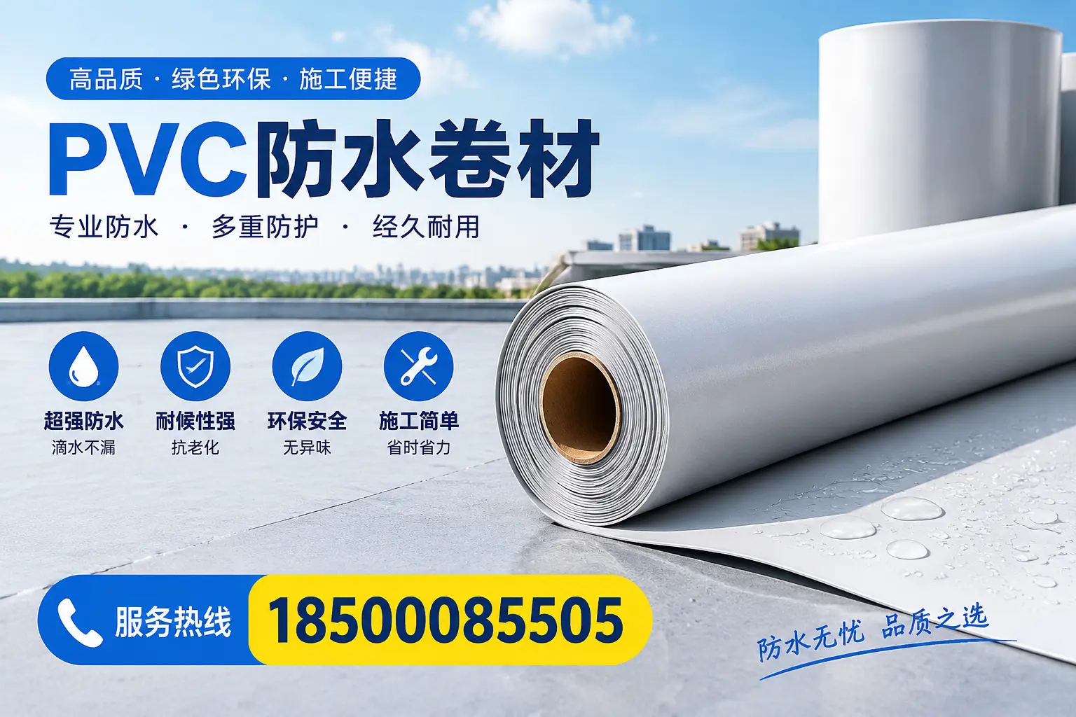 选用PVC防水卷材时需要避开的常见误区,特别是在烟台